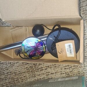 Carson Home accents Glass Butterfly Windchime